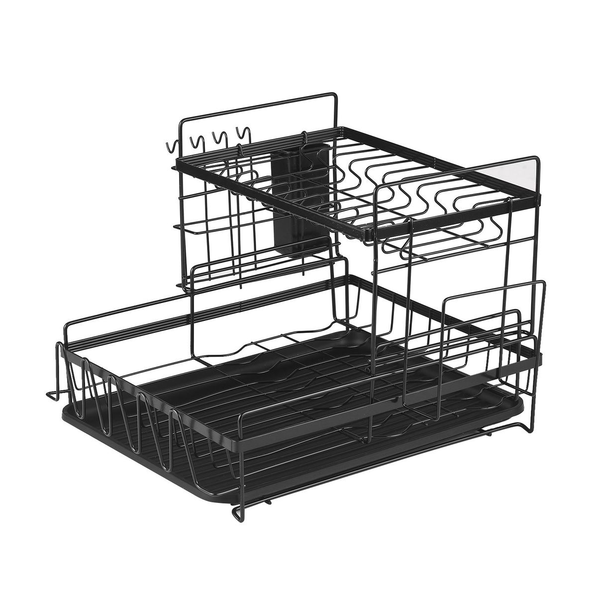 Carbon Steel Dish Rack Large Capacity Storage Rack For