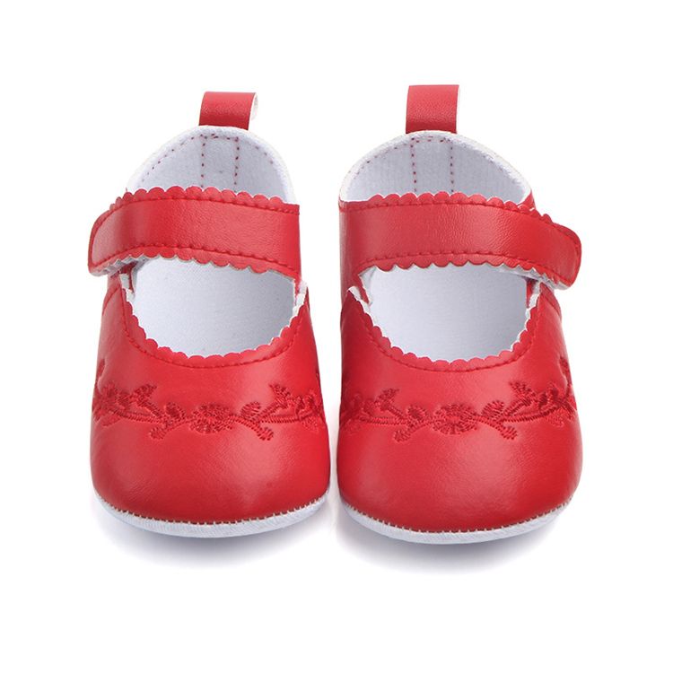 Newborn Baby Girls Shoes - Red