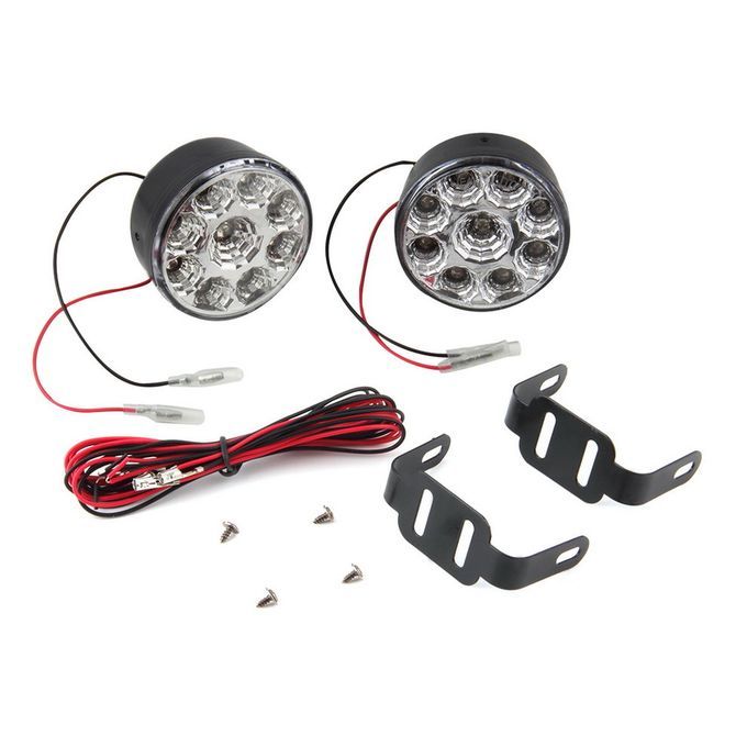 2p S 2.7W   D    Running Light Flood Beam Off-Road  Ar Tru K Boat-black