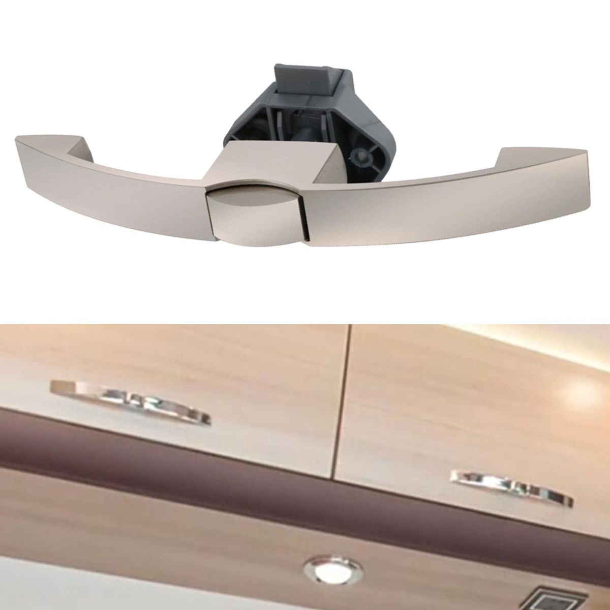 T Handle Door Lock Latch Replaces 160mm Brushed