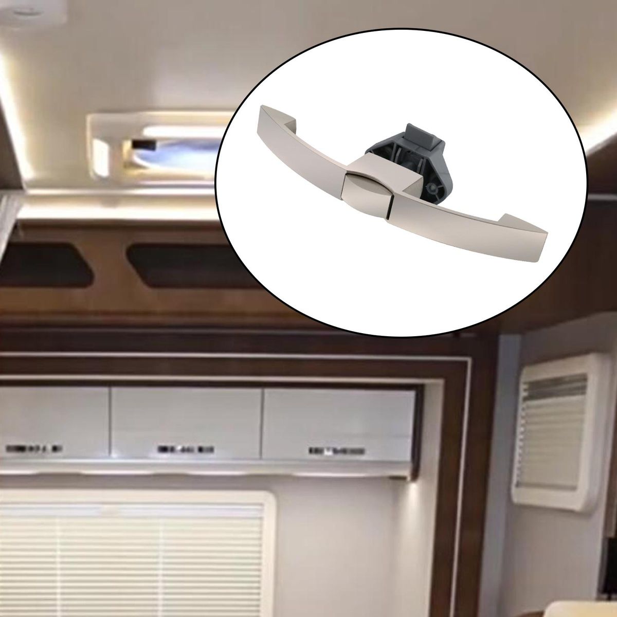 T Handle Door Lock Latch Replaces 160mm Brushed