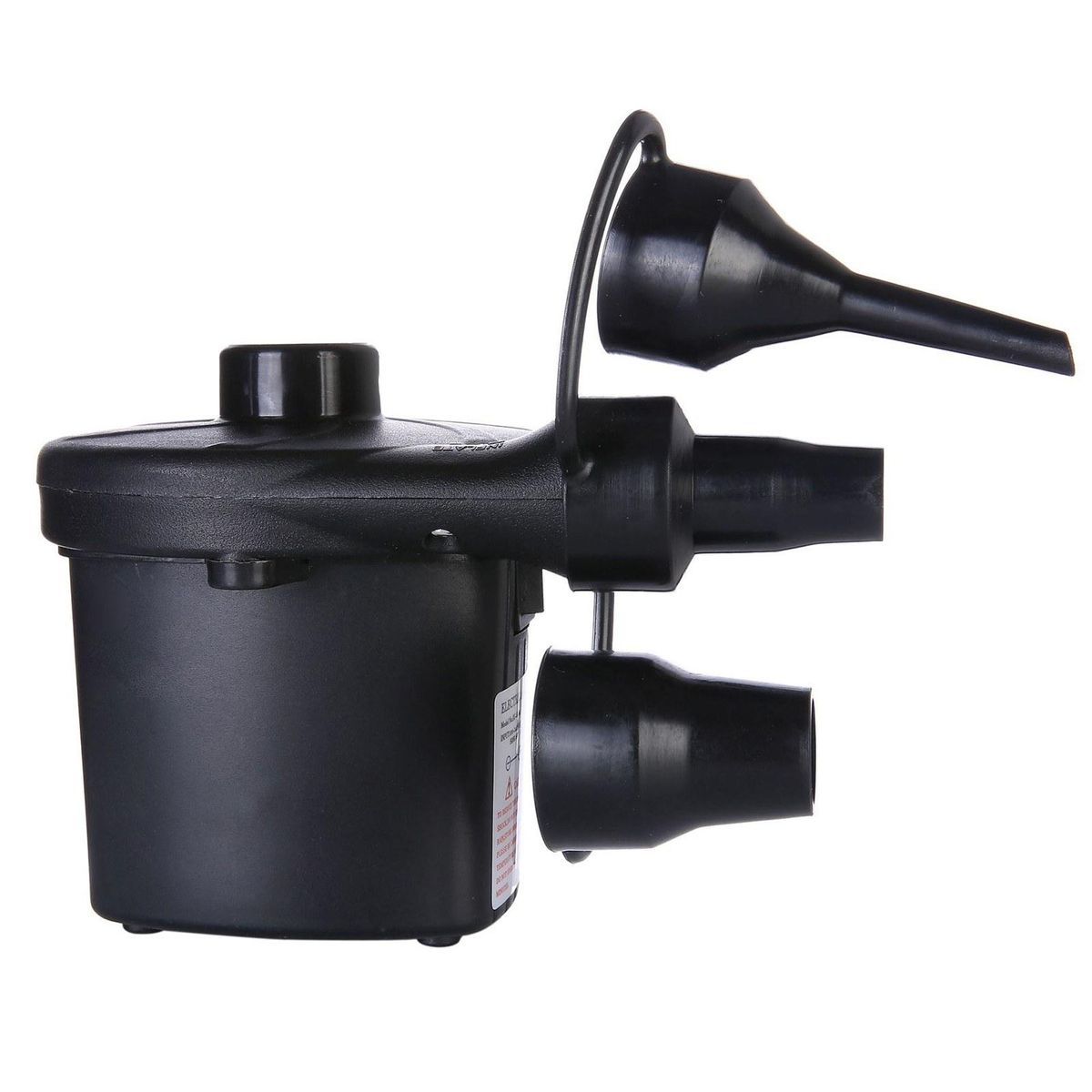 Electric Air Pump Quick Fill Inflator with 3 in 1 Nozzles Portable Deflator Pump for Inflatables Outdoor Camping