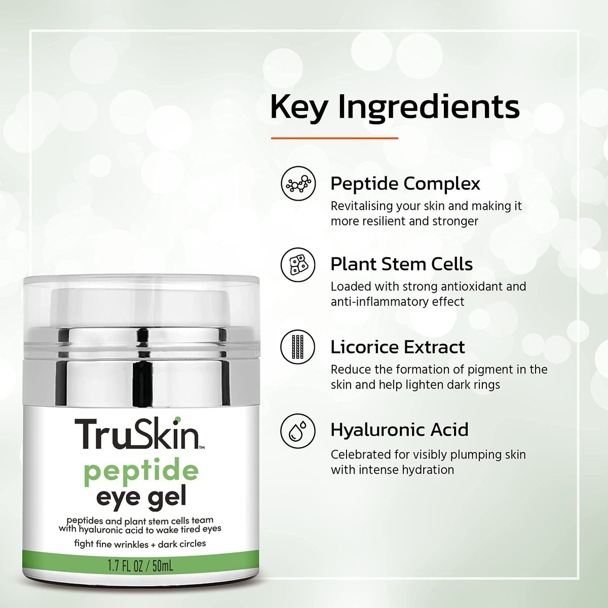 EyeGel Advanced Formula Plant Based With Hyaluronic Acid