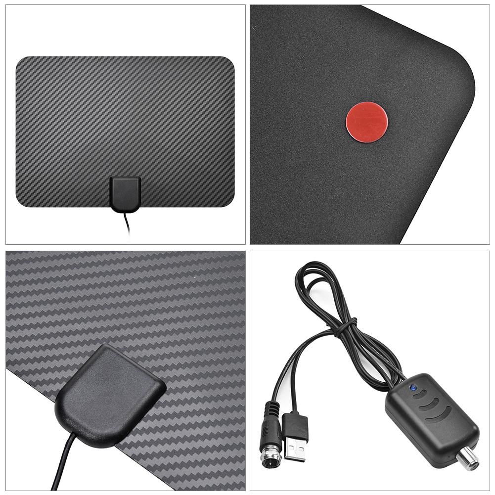 Indoor 2000 Miles Antenna Tv Digital HDTV Antenna Satellite Receiver With Amplifier Radius Aerial Fox Satellite Dish
