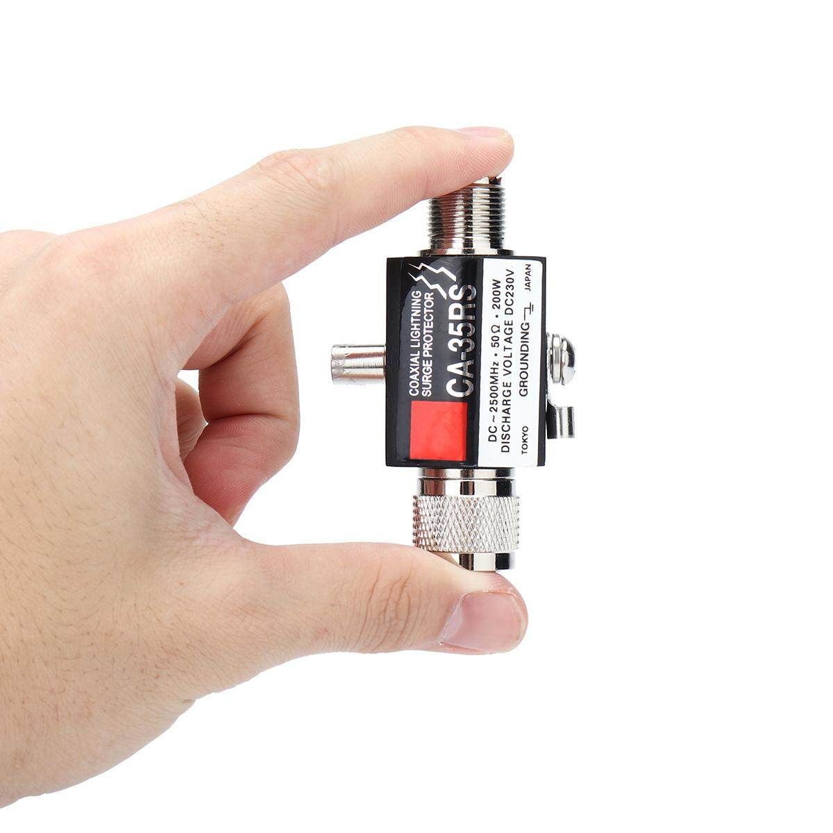 CA-35RS Coaxial Lightning Surge Protector Arrester Male To Female UHF Connector