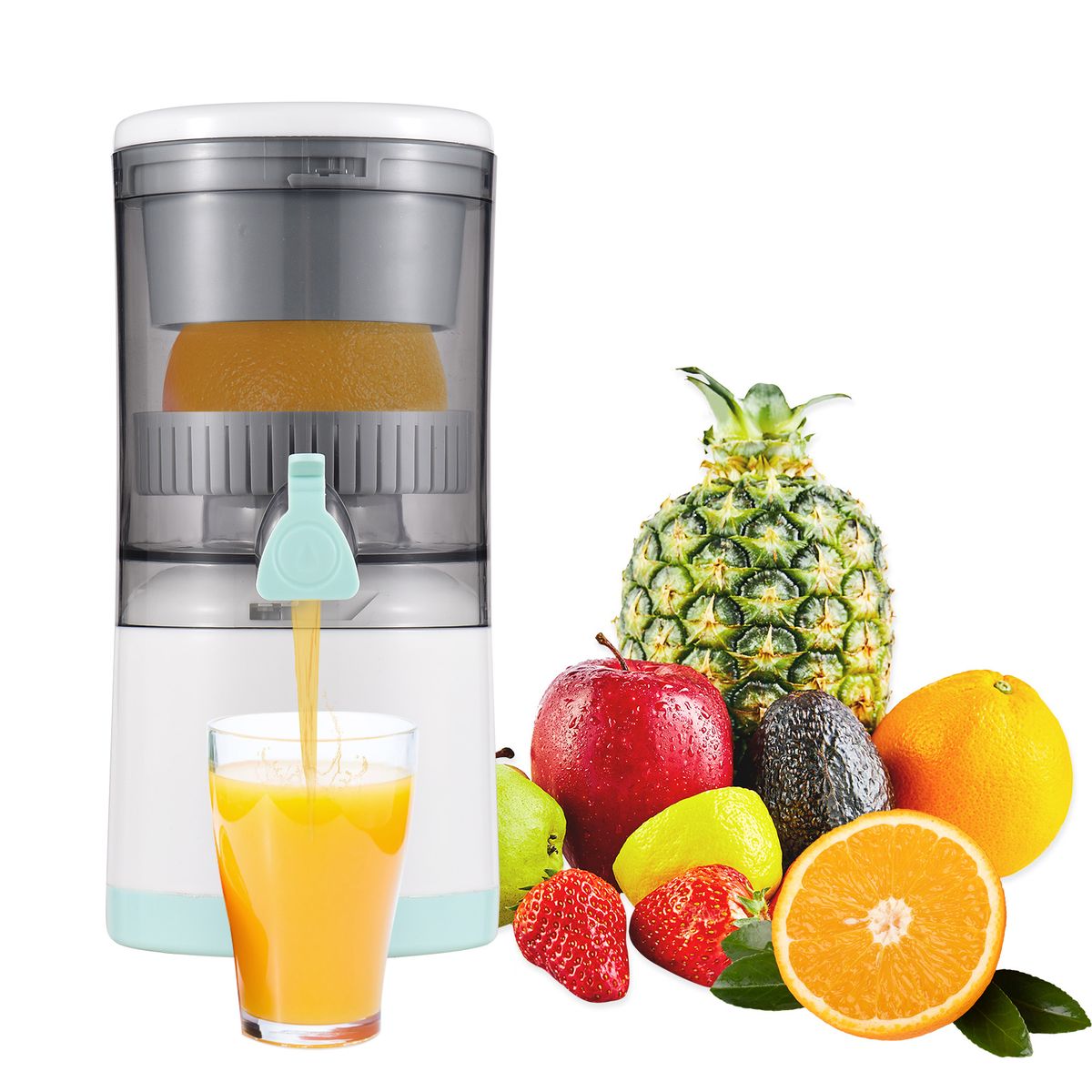 Electric Orange Juice Squeezer Hands Free Portable Citrus