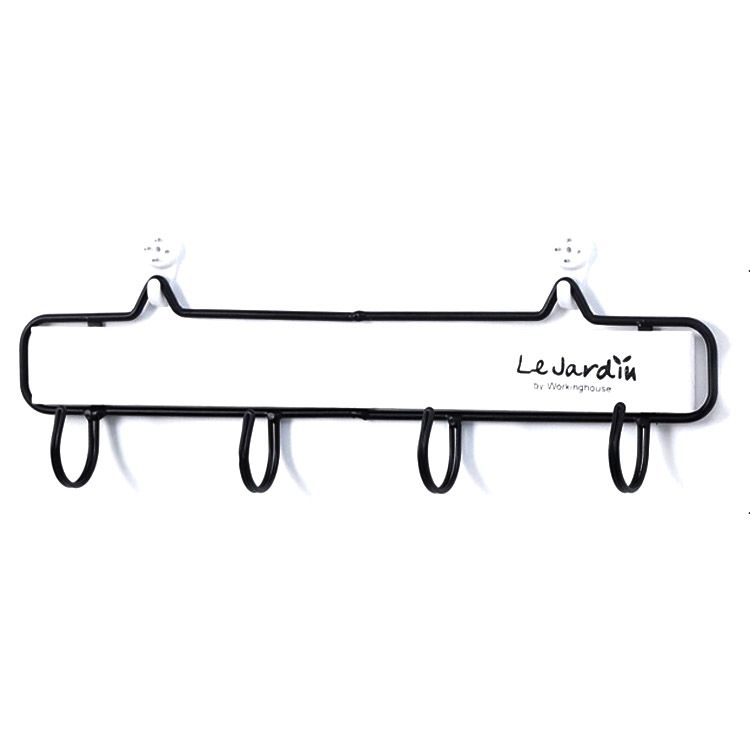 Creative Solid Wood Wrought Iron Hook