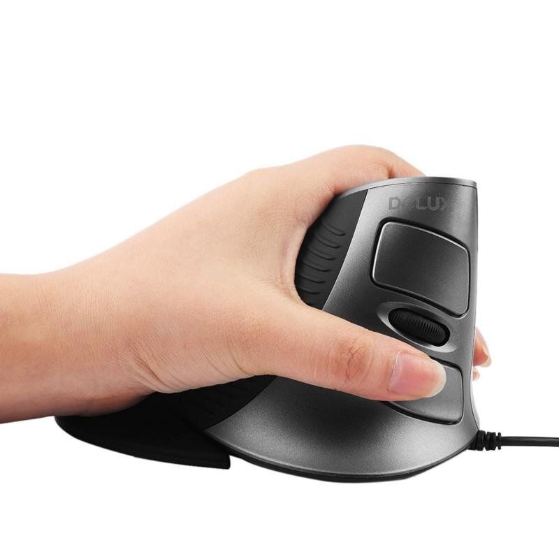 DELUX Vertical Shaft Vertical Grip Healthy Mouse