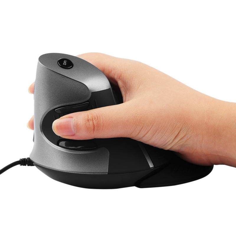 DELUX Vertical Shaft Vertical Grip Healthy Mouse
