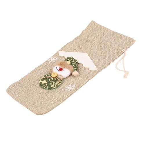 Red Wine Bottle Cover Bags Decoration Home Party