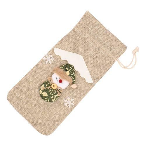 Red Wine Bottle Cover Bags Decoration Home Party