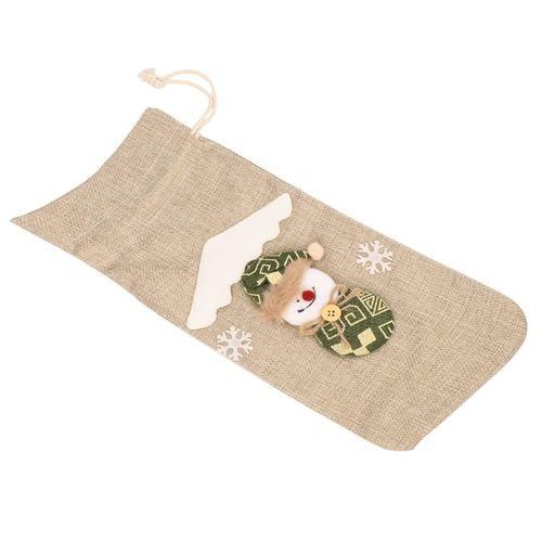 Red Wine Bottle Cover Bags Decoration Home Party