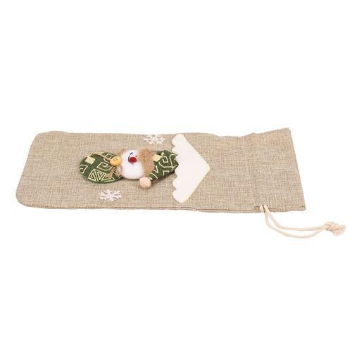 Red Wine Bottle Cover Bags Decoration Home Party