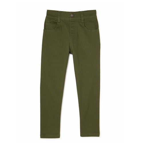 365 Kids Boys Woven Chinos Solid Pants - Army Green