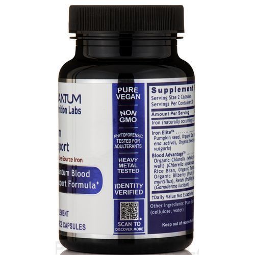 Iron 60 Capsules From Organic Kelp, Organic Irish Moss And Organic Beet