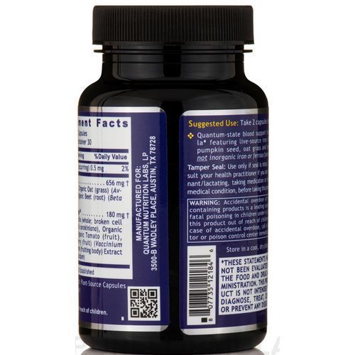 Iron 60 Capsules From Organic Kelp, Organic Irish Moss And Organic Beet