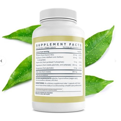 Magnesium Malate,Glycinate,Carbonate 100 Capsules Combine