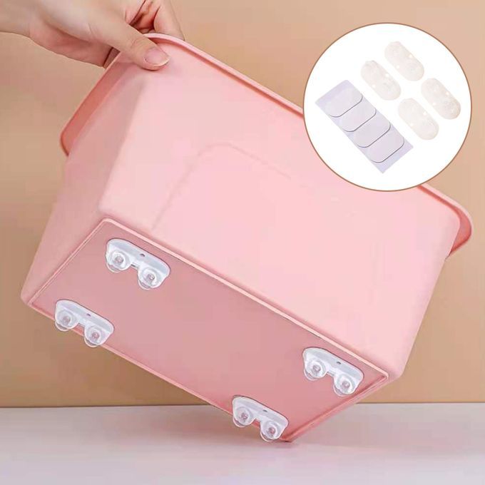4pcs Non Swivel Wheels Caster Storage Box Trolley Wheel Roller White