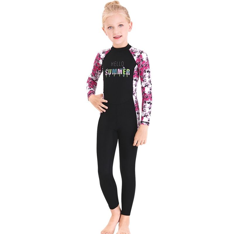 Children Outdoor Sunscreen Long Sleeve Diving Suit