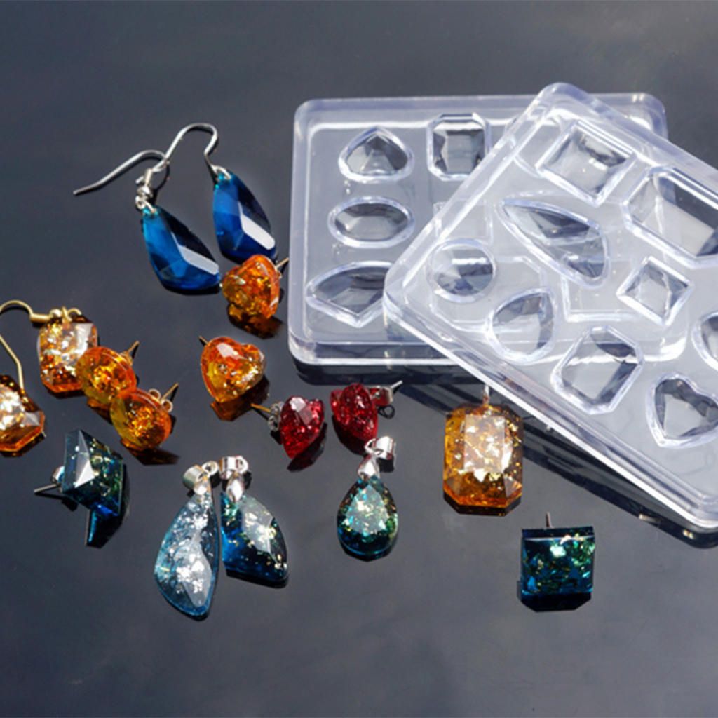 Silicone Earring Necklace Pendant Mold For Rein Epoxy DIY Jewelry