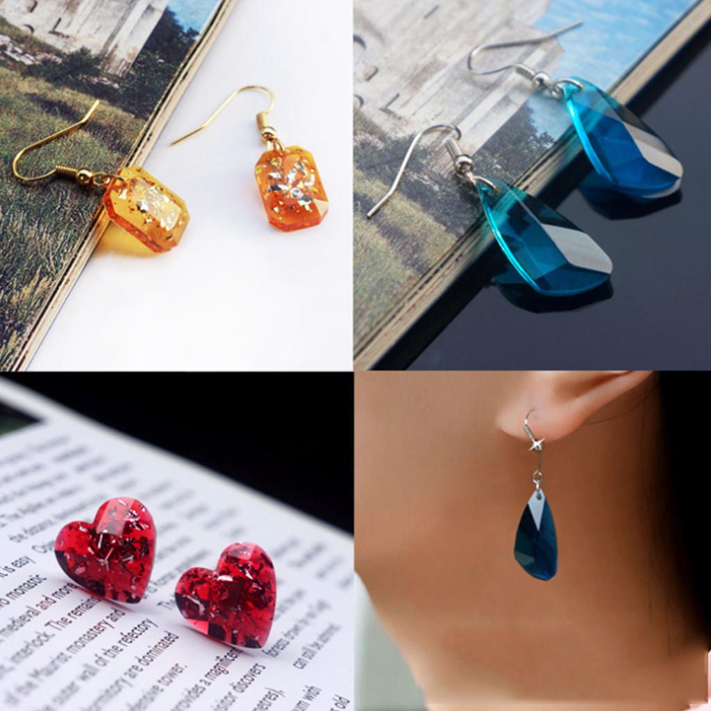 Silicone Earring Necklace Pendant Mold For Rein Epoxy DIY Jewelry