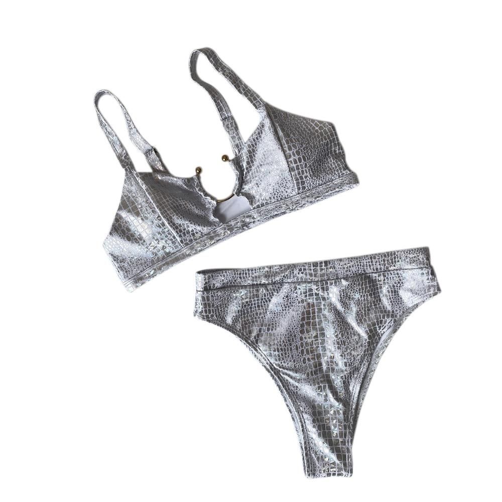 Womens Two Piece Bathing Suit Women's Bright High Waist