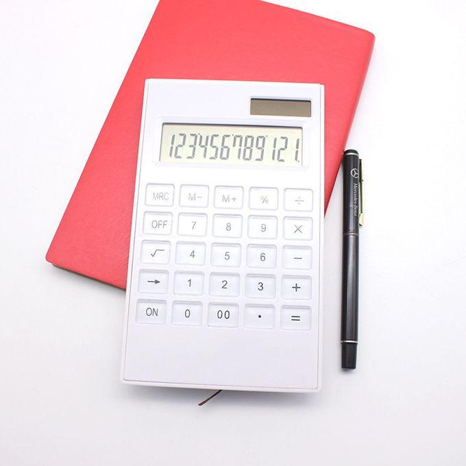 Desktop Calculator Ultra-thin 12 Digits Large Display Solar