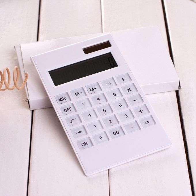 Desktop Calculator Ultra-thin 12 Digits Large Display Solar
