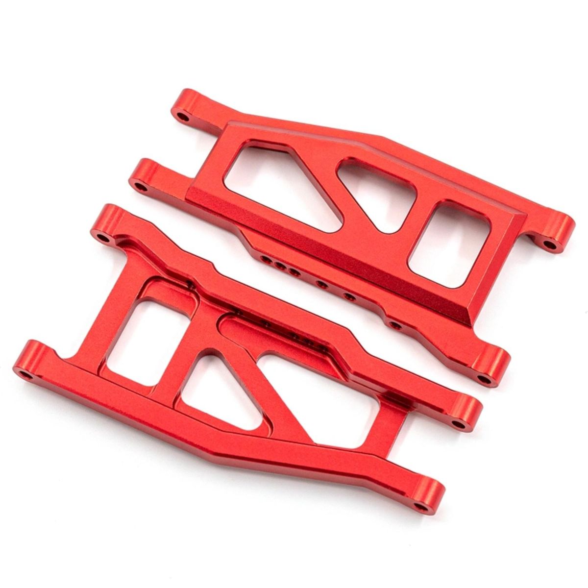 Alloy Rear Suspension Arms replacement for TRAX4 1/10 4X4 Slash, Stampede, Rustler 4WD VXL-Replaces Part 3655X(RED)