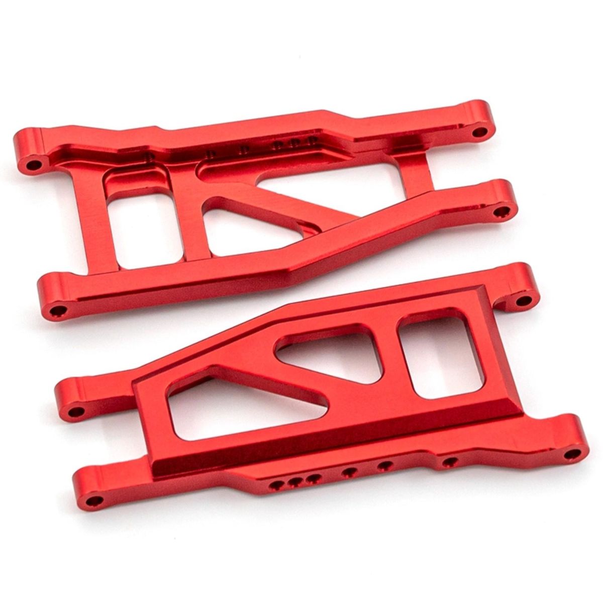 Alloy Rear Suspension Arms replacement for TRAX4 1/10 4X4 Slash, Stampede, Rustler 4WD VXL-Replaces Part 3655X(RED)