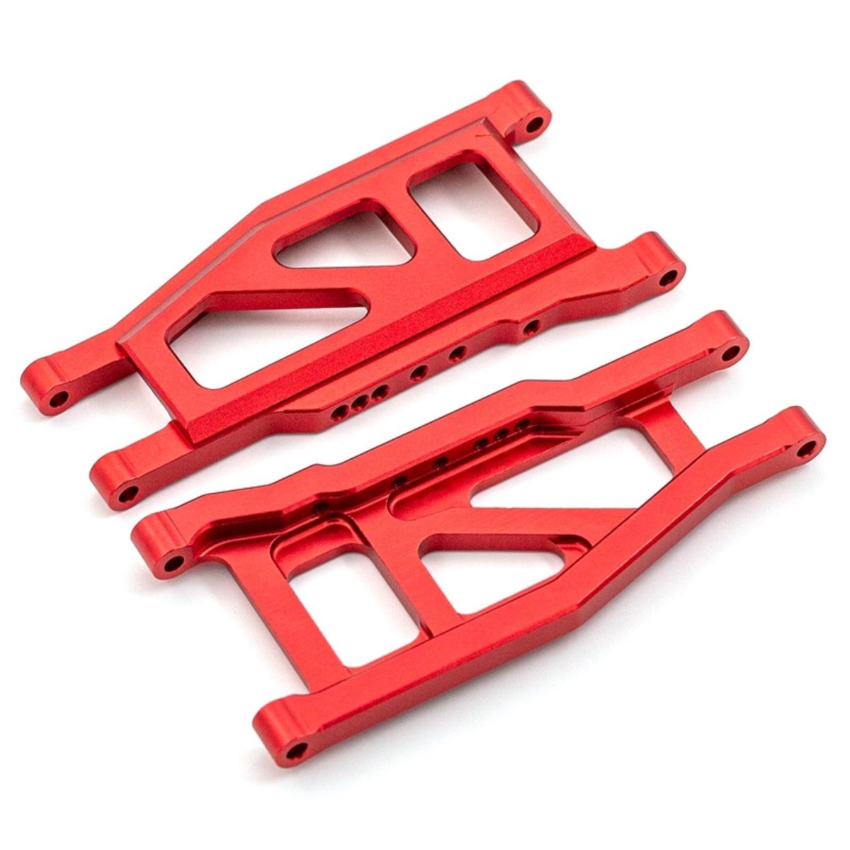 Alloy Rear Suspension Arms replacement for TRAX4 1/10 4X4 Slash, Stampede, Rustler 4WD VXL-Replaces Part 3655X(RED)