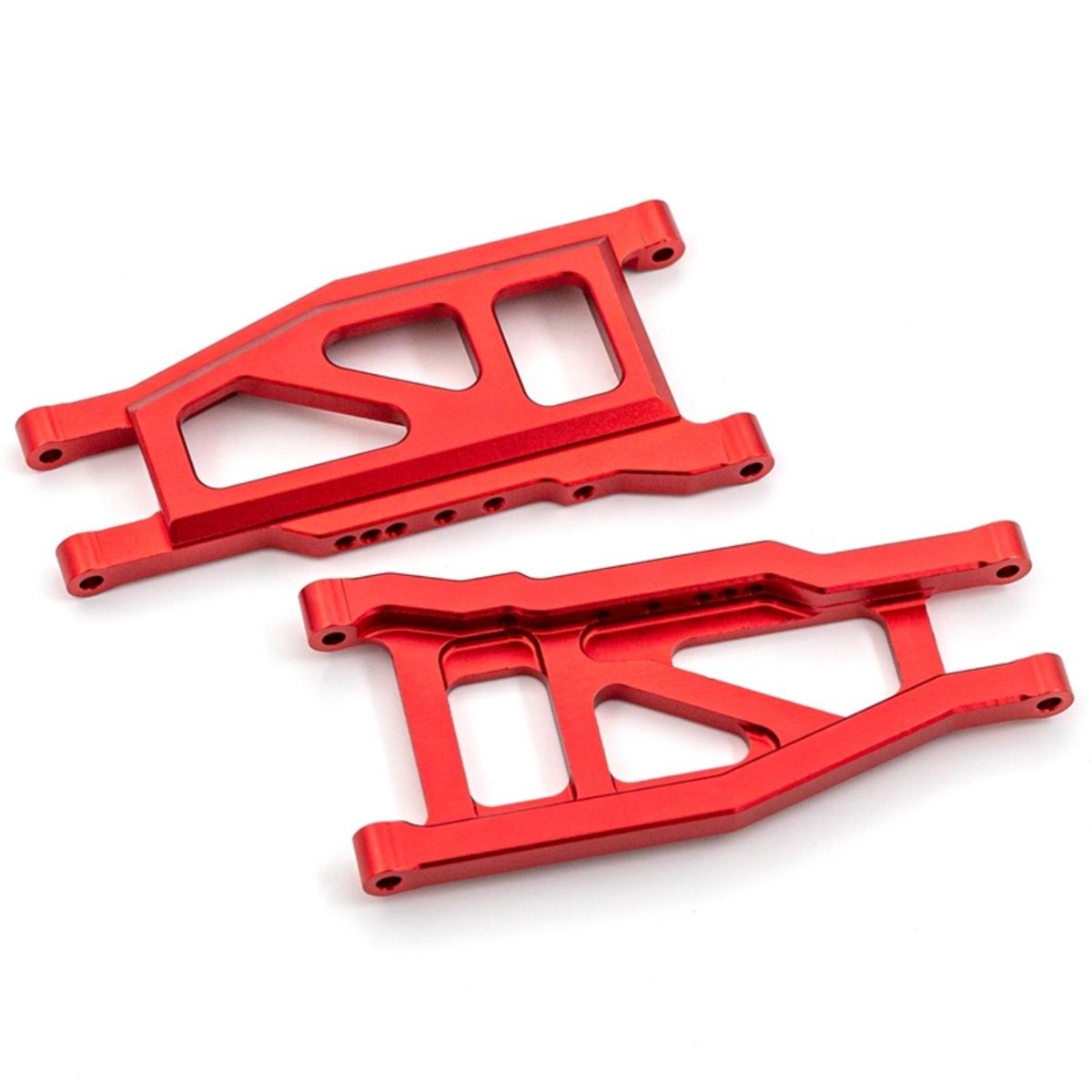 Alloy Rear Suspension Arms replacement for TRAX4 1/10 4X4 Slash, Stampede, Rustler 4WD VXL-Replaces Part 3655X(RED)
