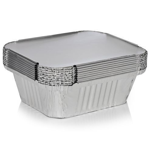 25pcs Aluminium Small Chops Disposable Packs & Paper Cover