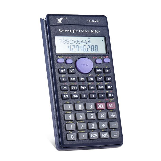 Scientific Calculator Counter 240 Functions 2 Line LCD