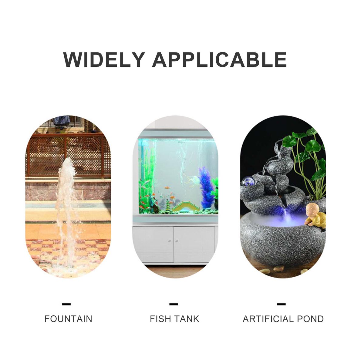 5W 350L/H Submersible Water Pump Mini Fountain Pump With