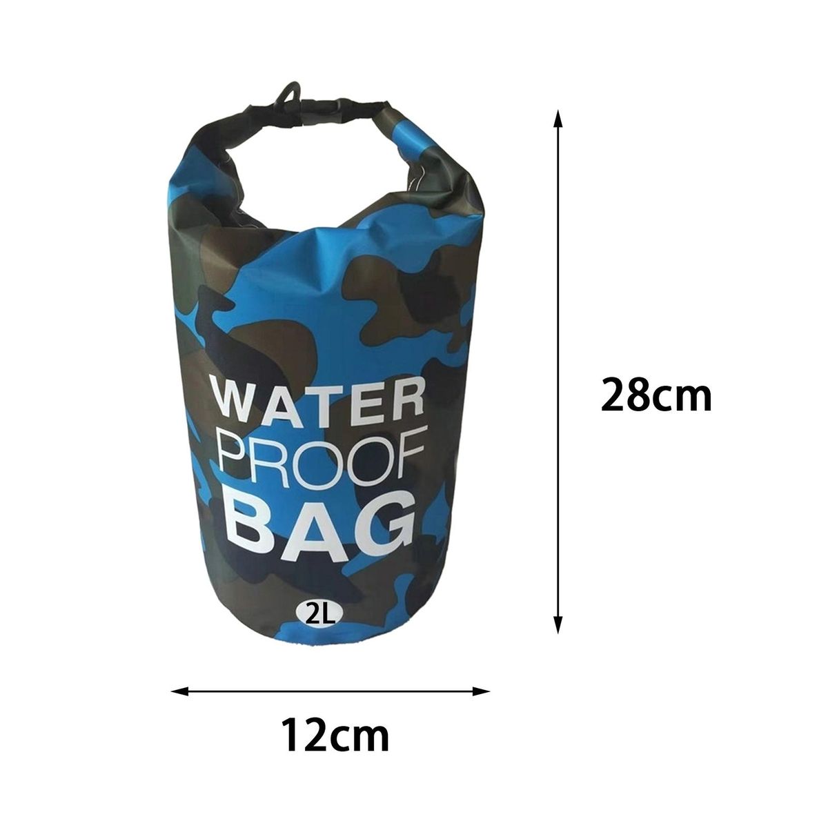 1 Set Rafting Bag Duffle Bag Snorkeling Diving Pouch Lake Blue