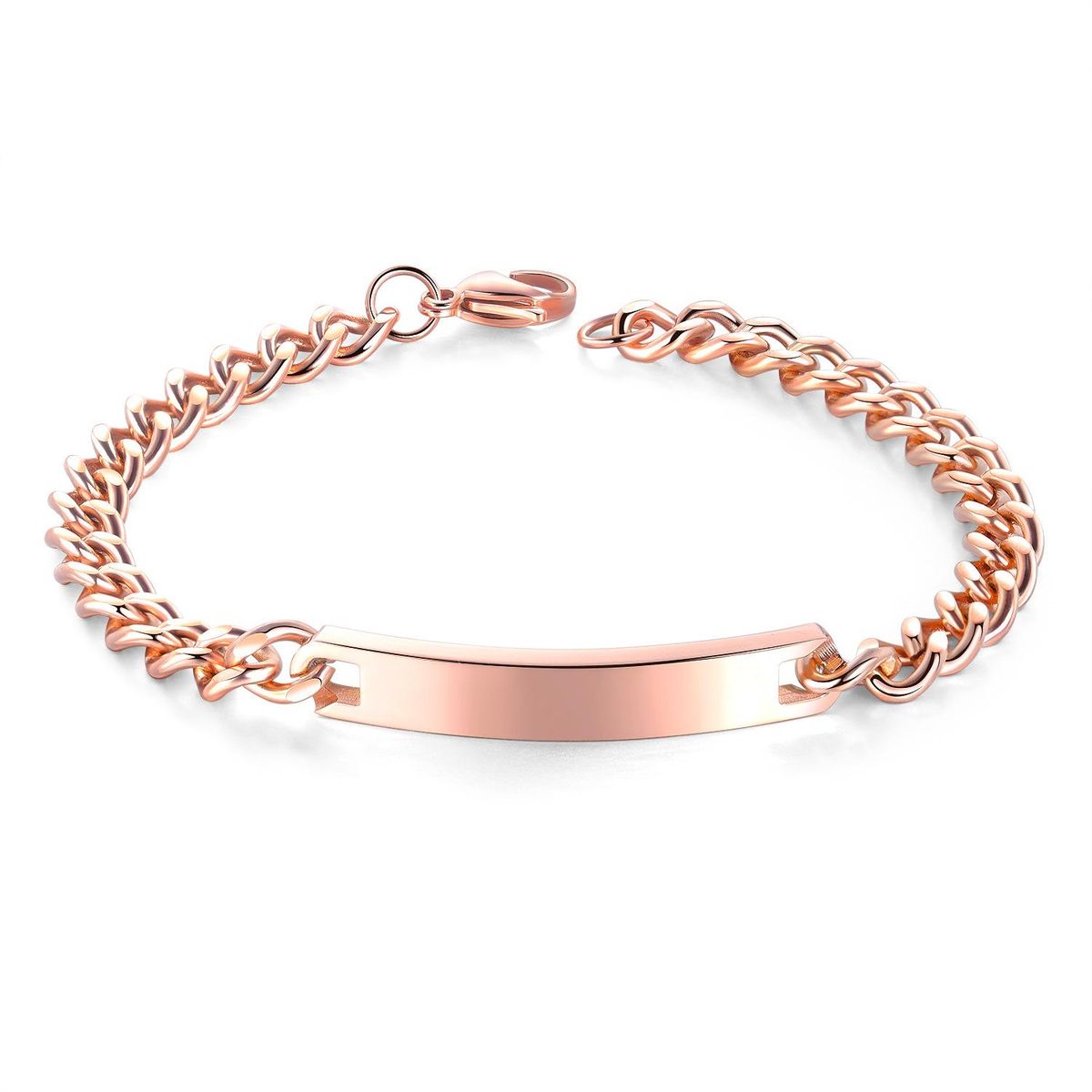 Jewelry wholesale fashion simple smooth bracelet for men and women couples