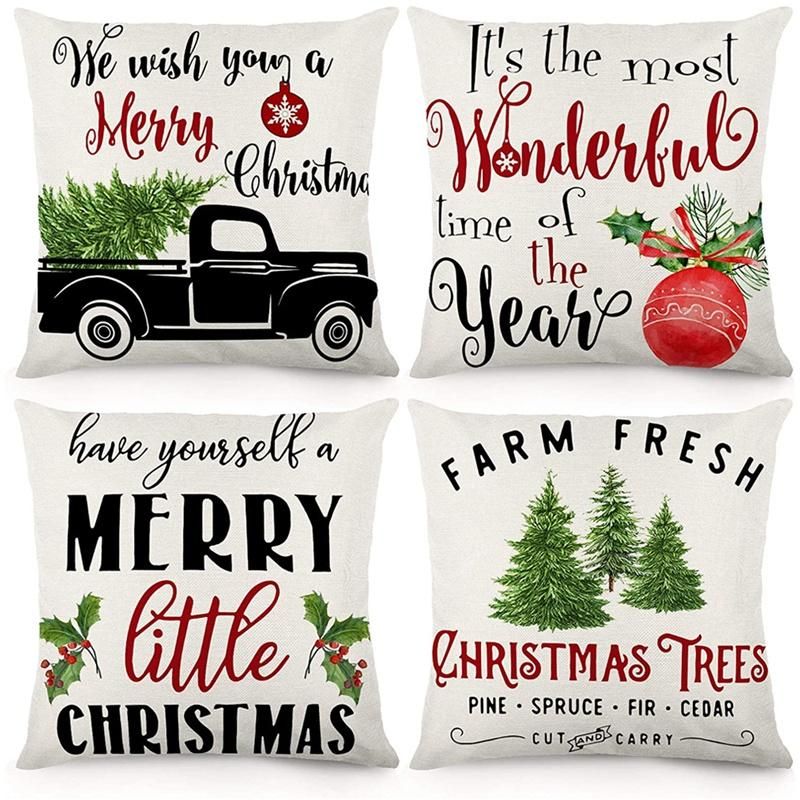 Christmas Throw Pillow Covers Christmas Decorations for