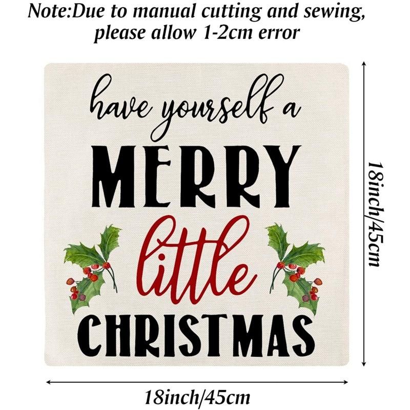 Christmas Throw Pillow Covers Christmas Decorations for