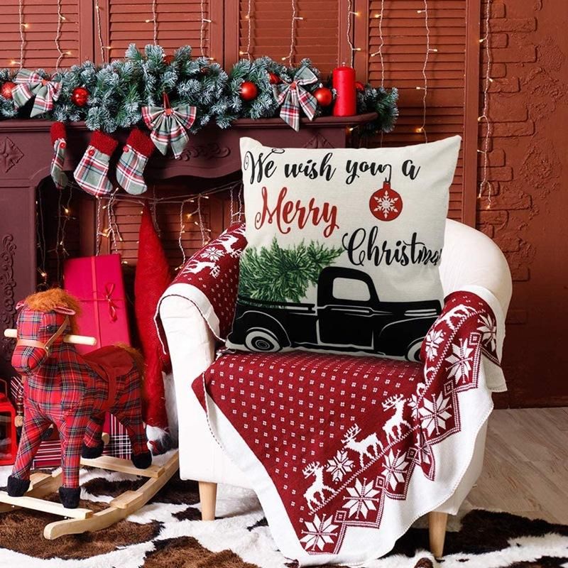Christmas Throw Pillow Covers Christmas Decorations for