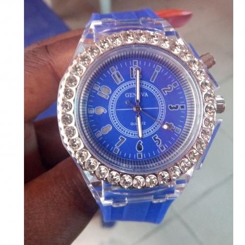 New Children Watches Luminous Led Light Wristwatch-Blue