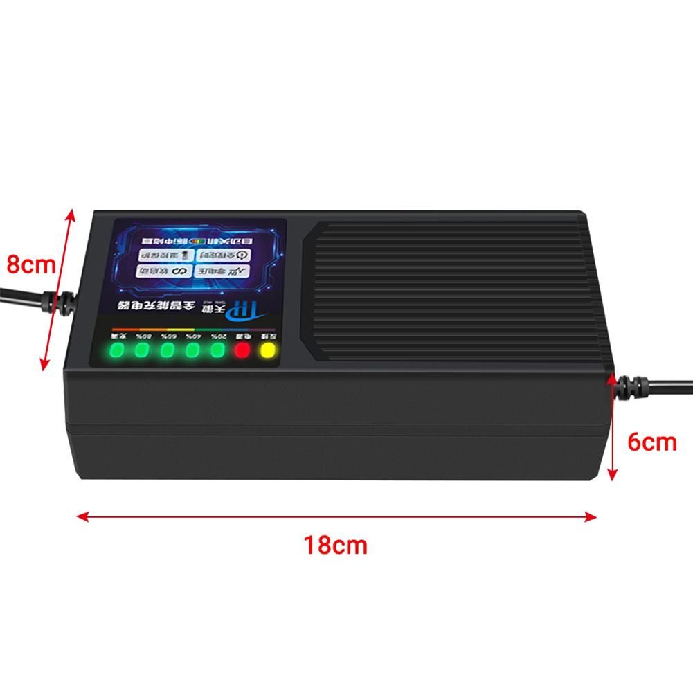 60V 20AH Electric Vehicle Charger with 7 Light Power Display Current Leakage Protection Lead Acid Charger