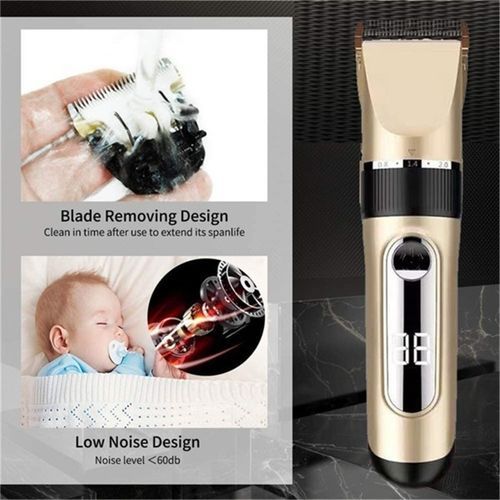 2000mAh LED Display Electric Portable USB Charging Mini Gold