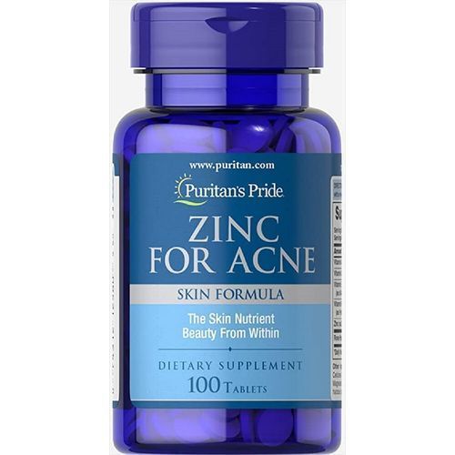 Zinc For Acne - 100 Tablets