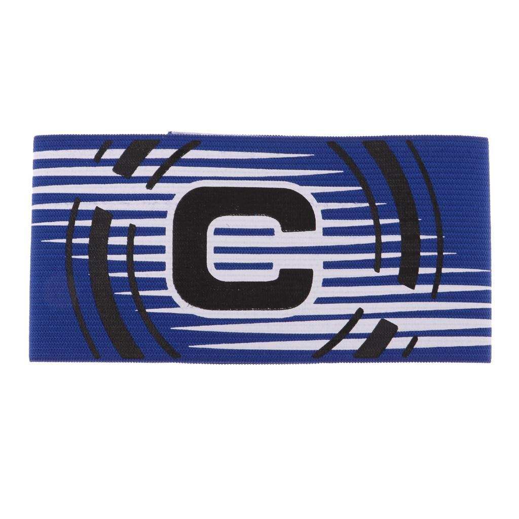Captain Armband Football Soccer Sports Adjustable Arm Band Blue