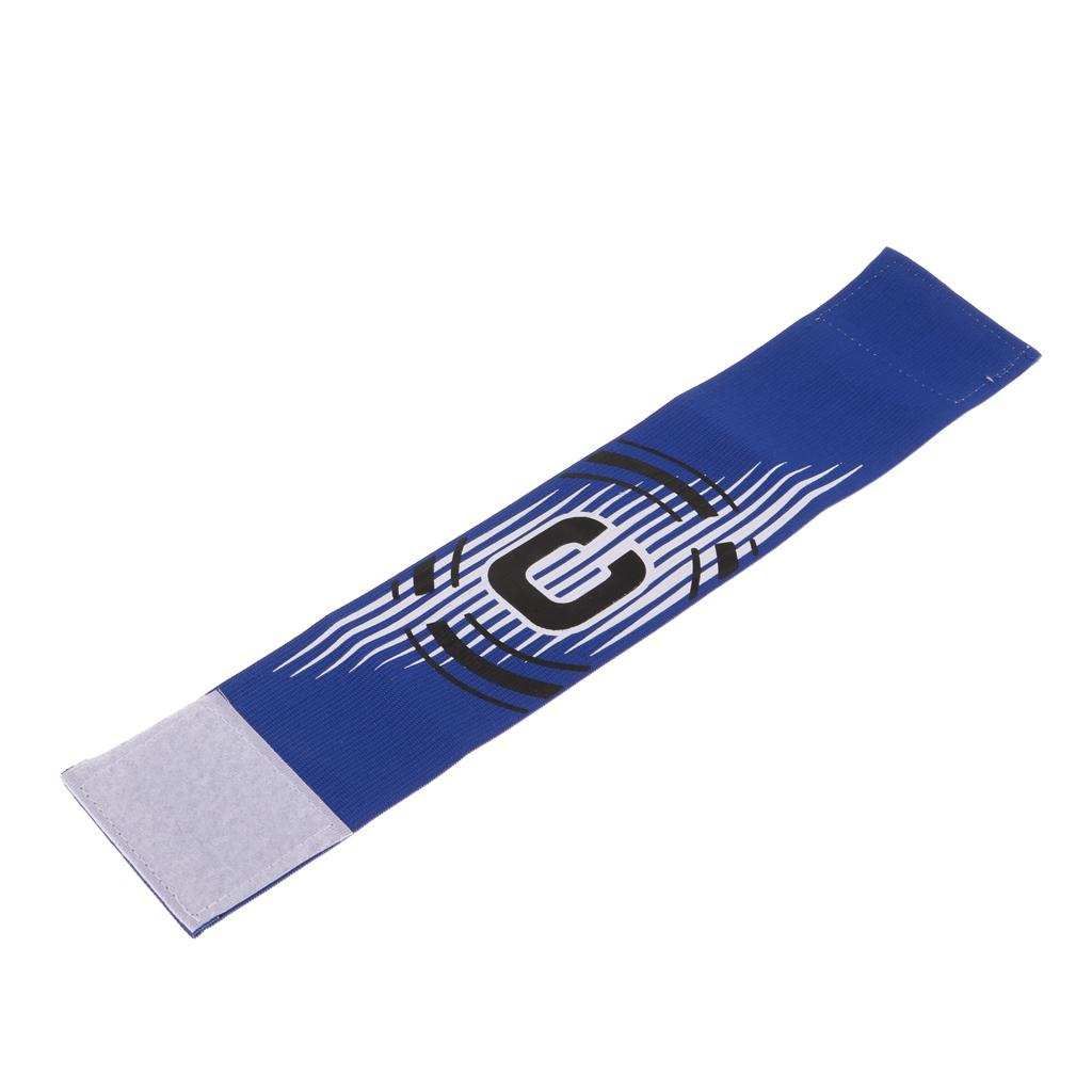 Captain Armband Football Soccer Sports Adjustable Arm Band Blue
