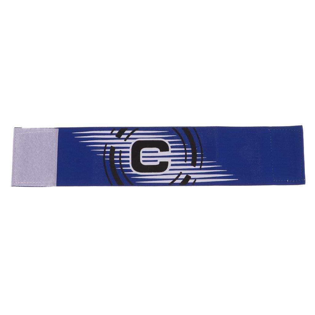 Captain Armband Football Soccer Sports Adjustable Arm Band Blue