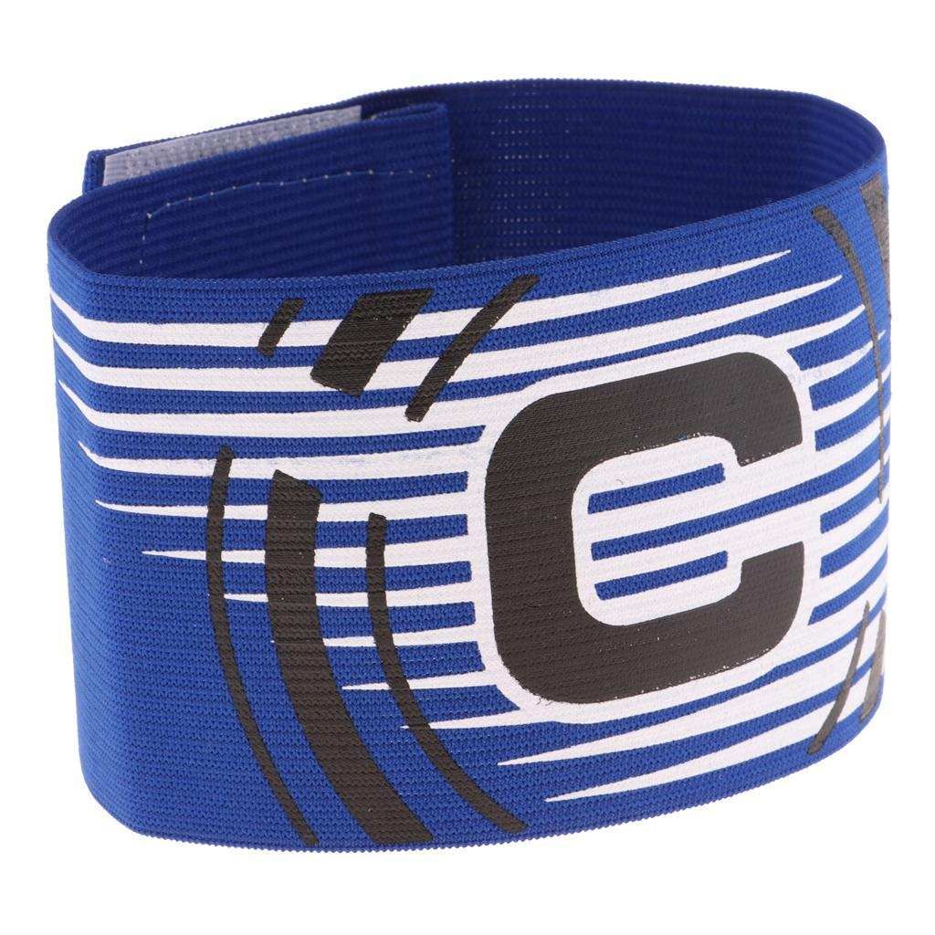 Captain Armband Football Soccer Sports Adjustable Arm Band Blue