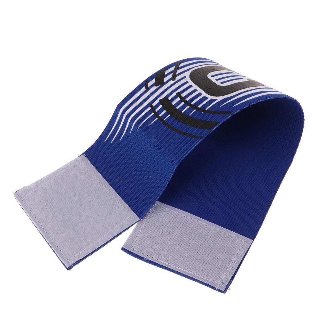 Captain Armband Football Soccer Sports Adjustable Arm Band Blue