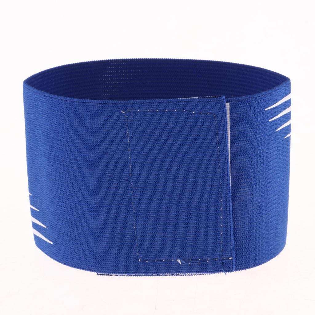 Captain Armband Football Soccer Sports Adjustable Arm Band Blue